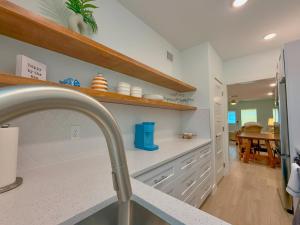 a kitchen with a sink and a counter top at B6 Little Bay Landing Long Term in Rockport