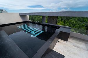 Balkoni atau teres di Aptos Chen Luum Tulum