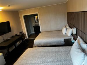 Postel nebo postele na pokoji v ubytování Hotel Moncton