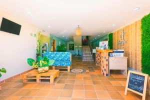 Cucina o angolo cottura di Hotel Bambu Guatape