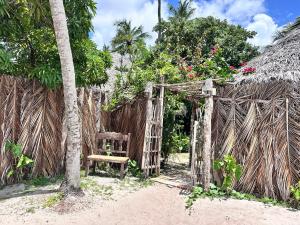 Um jardim em Vila do Junco