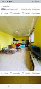 Posezení v ubytování O'Hani-Ura lodge