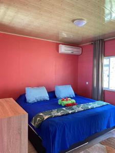 Postel nebo postele na pokoji v ubytování O'Hani-Ura lodge