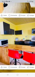 Kuchyň nebo kuchyňský kout v ubytování O'Hani-Ura lodge