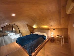 Ένα ή περισσότερα κρεβάτια σε δωμάτιο στο Cheria Eco Lodge