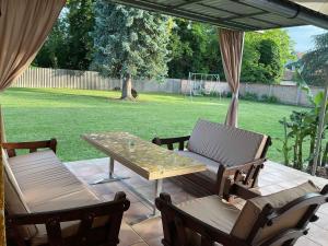 A garden outside Apartment in Balatonbereny - Balaton 18047