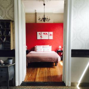 Postel nebo postele na pokoji v ubytování B&B Le Notaire