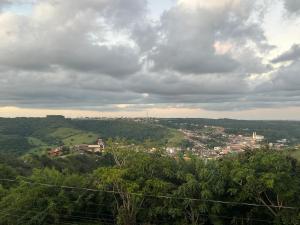 a view of a city from the top of a hill at Apartamento Mirante in Bananeiras
