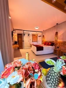 Jídlo v prázdninového domu nebo okolí