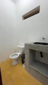 Koupelna v ubytování Casa Ícaro
