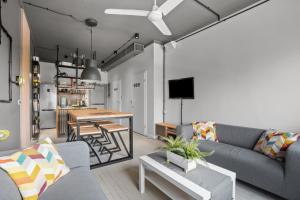 Posezení v ubytování Sport Rooms I Chodakowska Warszawa