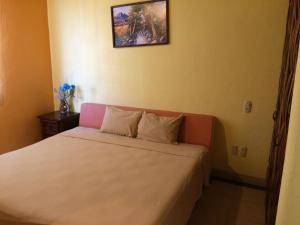 Postel nebo postele na pokoji v ubytování Hotel Las Salinas