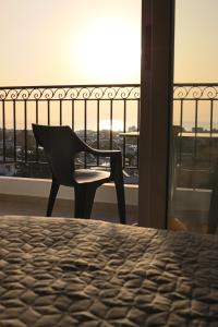 Ein Balkon oder eine Terrasse in der Unterkunft Planet View