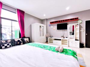 Kuchyň nebo kuchyňský kout v ubytování PPFirst Pool Villa