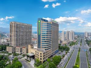 义乌景观或在酒店看到的城市景观