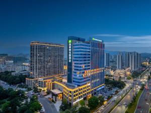 义乌景观或在酒店看到的城市景观