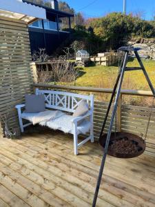 LangenesにあるKoselig hytte nær sandstrandのギャラリーの写真