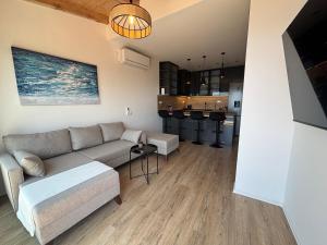 Kuchyň nebo kuchyňský kout v ubytování The Horizon