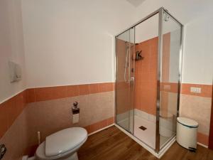 Koupelna v ubytování L'arancio B&B