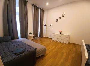 Posteľ alebo postele v izbe v ubytovaní Pat & Mat Apartment