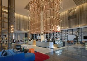Posezení v ubytování Huizhou Zhongkai Hi-Tech Zone Meihua Hotel