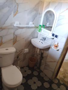Koupelna v ubytování Gîte d étape Palma Eagle coin dans la kasbah