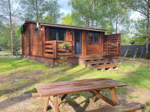 Zahrada ubytování Chalet dans les bois