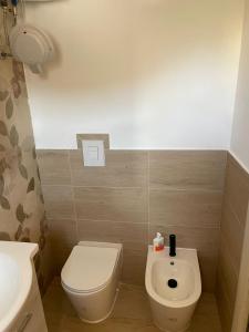 Koupelna v ubytování Casa Mareblu