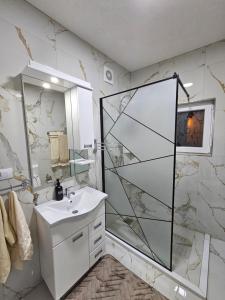 Koupelna v ubytování Rejjan APARTMANI
