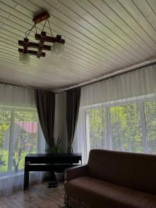 Area soggiorno di Guest house Alyaska