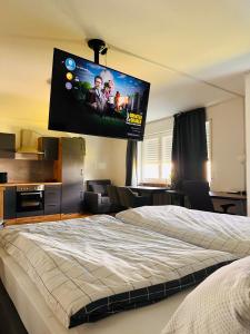 Ένα ή περισσότερα κρεβάτια σε δωμάτιο στο Apartment Lena