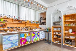 Kuchyň nebo kuchyňský kout v ubytování Xilhotel by Perle di Puglia