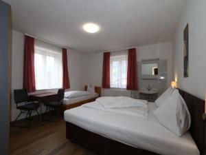 Posteľ alebo postele v izbe v ubytovaní holiday home Bergheim, Fügen