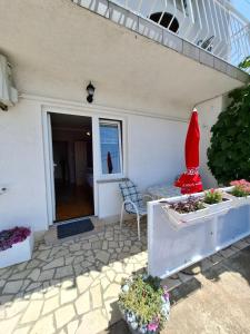 Balkón nebo terasa v ubytování Guest House Pamela