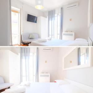 Posteľ alebo postele v izbe v ubytovaní Central Station and City Rooms Link "13 Apartment" Amalfi Coast , Salerno