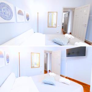 Posteľ alebo postele v izbe v ubytovaní Central Station and City Rooms Link "13 Apartment" Amalfi Coast , Salerno