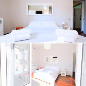 Posteľ alebo postele v izbe v ubytovaní Central Station and City Rooms Link "13 Apartment" Amalfi Coast , Salerno