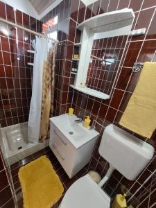 Kúpeľňa v ubytovaní Apartment Tonči