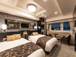 Posezení v ubytování APA Hotel Shinagawa Togoshi Ekimae