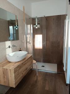 Koupelna v ubytování B&B Eterea