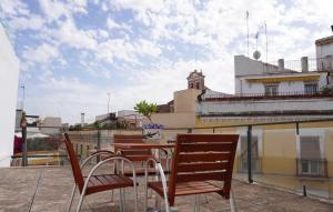 A balcony or terrace at Casa Marcur Santa Cruz