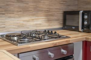 Kuchyň nebo kuchyňský kout v ubytování Apartman Sabljak