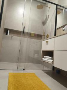 Koupelna v ubytování Apartament Haven