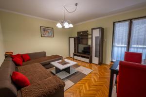 TV a/nebo společenská místnost v ubytování Apartman Sabljak