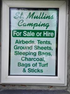 Majutusasutuses St Mullins Camping olev sertifikaat, autasu, silt või muu dokument
