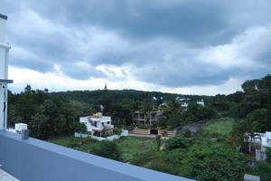 a view from the roof of a house at Bio Villas Resorts in Yelagiri