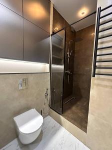 Kúpeľňa v ubytovaní MAGNIT Apartments у самого моря