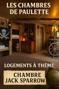 Les Chambres de Paulette Chambres à Thème Jack Sparrow的证书、奖牌、标识或其他文件