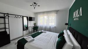 Postel nebo postele na pokoji v ubytování Hola Hotel Stuttgart