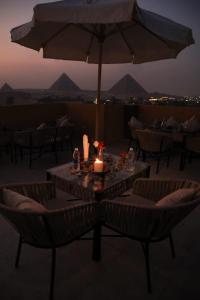 Nápoje v ubytování Vista pyramids and sphinx View inn